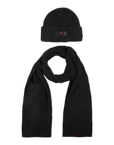 Peuterey Man Accessories Set Black Size M Polyamide, Viscose, Wool, Cashmere