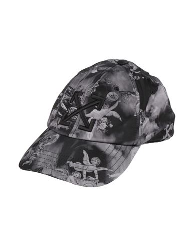 Off-white Man Hat Grey Size Onesize Polyamide In Gray