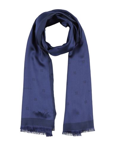 Givenchy Woman Scarf Blue Size - Silk, Cotton In Blue