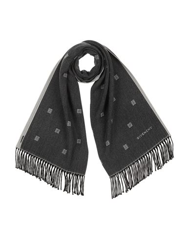 Givenchy Woman Scarf Black Size - Wool, Silk In Black