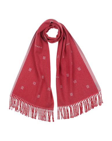 Givenchy Woman Scarf Red Size - Wool, Cashmere In Red