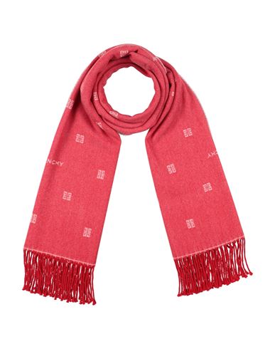 Givenchy Woman Scarf Tomato Red Size - Wool, Cashmere