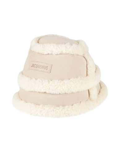 Jacquemus Woman Hat Ivory Size 6 ⅞ Lambskin In White
