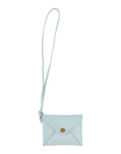 Proenza Schouler Woman Cardholder Sky Blue Size - Leather In Blue