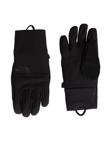 The North Face Woman Gloves Black Size 7 Polyester, Elastane