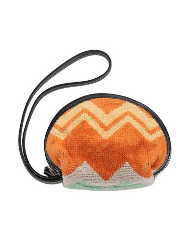 Missoni Woman Coin Purse Orange Size - Cotton In Orange