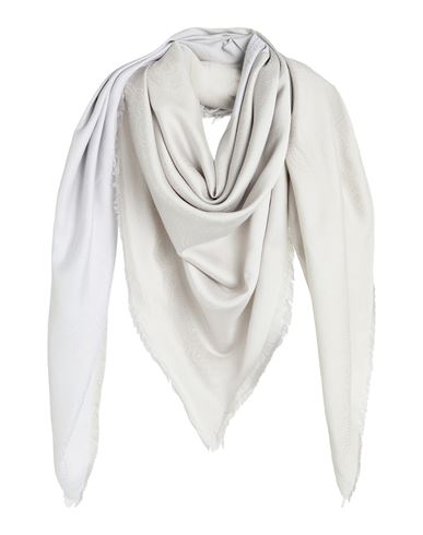Givenchy Woman Scarf Light Grey Size - Silk, Cotton In Gray