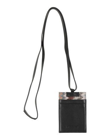 Missoni Woman Cardholder Black Size - Leather, Textile Fibers In Black