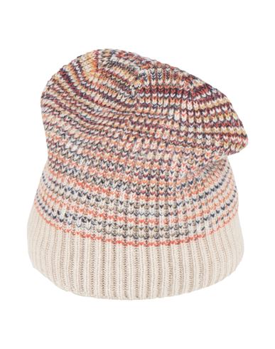 Missoni Woman Hat Beige Size Onesize Cashmere In Brown