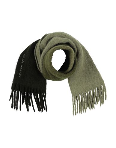 Isabel Marant Woman Scarf Military Green Size - Alpaca Wool, Polyamide