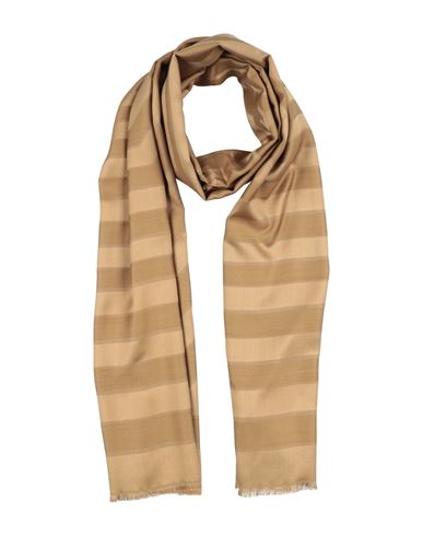 Lanvin Woman Scarf Camel Size - Silk, Wool In Sand