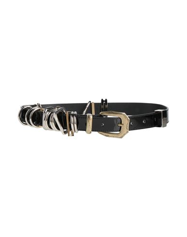 Inan In**an Woman Belt Black Size 34 Leather In Black