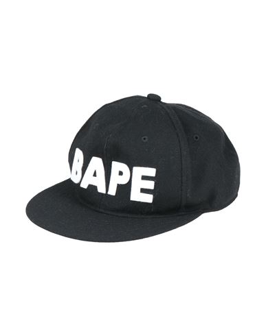 A Bathing Ape Man Hat Black Size Onesize Wool, Polyester, Polyamide, Acrylic In Black
