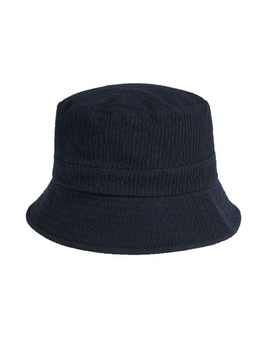 Ymc You Must Create Man Hat Midnight Blue Size Onesize Polyester, Cotton, Wool, Polyamide, Elastane In Blue
