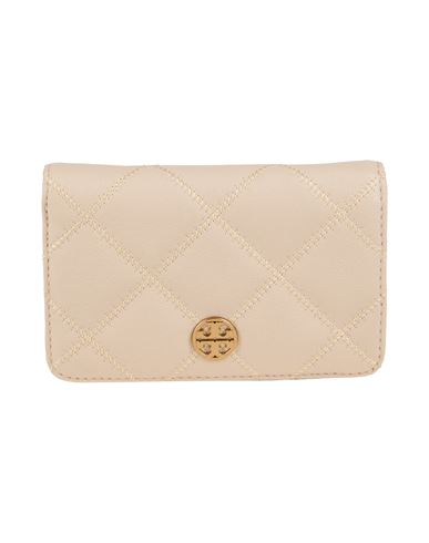 Tory Burch Woman Wallet Cream Size - Leather In White