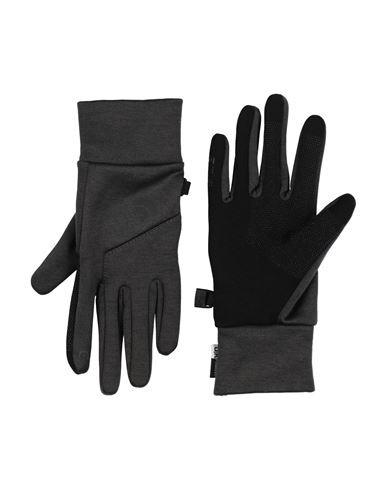 The North Face Woman Gloves Black Size Xs Polyester, Elastane
