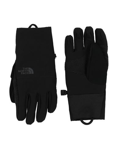 The North Face Woman Gloves Black Size M Polyester, Elastane
