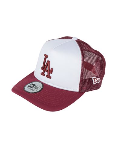 New Era Cooperstown Collection Man Hat Burgundy Size Onesize Polyester In Red