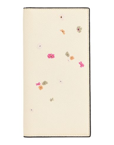 Valextra Woman Wallet Cream Size - Calfskin In Green