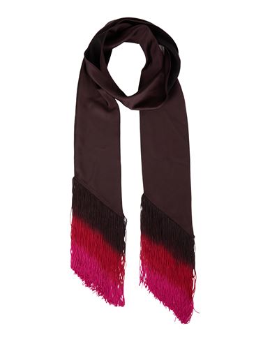 The Andamane Woman Scarf Dark Brown Size - Polyester