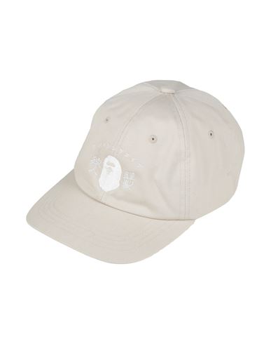 A Bathing Ape Man Hat Ivory Size Onesize Polyester, Cotton In Gray