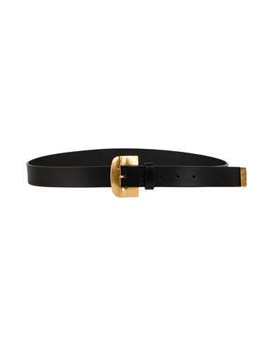 Bally Woman Belt Black Size 38 Leather In Black