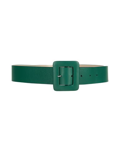 Weekend Max Mara Woman Belt Emerald Green Size M Leather In Green