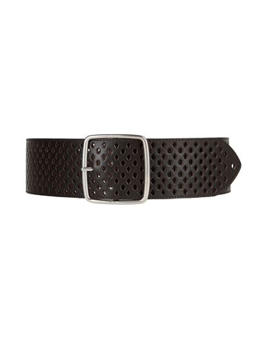 Weekend Max Mara Woman Belt Dark Brown Size Xl Leather In Brown
