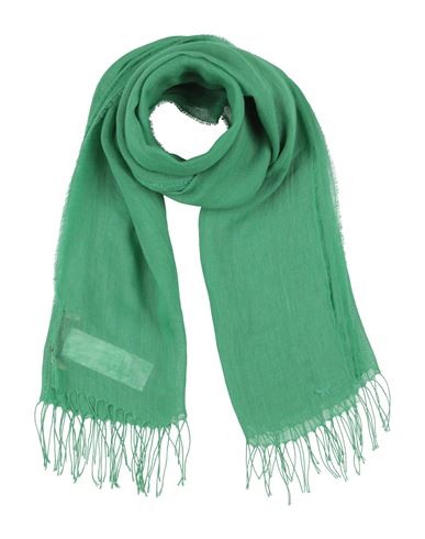Weekend Max Mara Woman Scarf Green Size - Linen