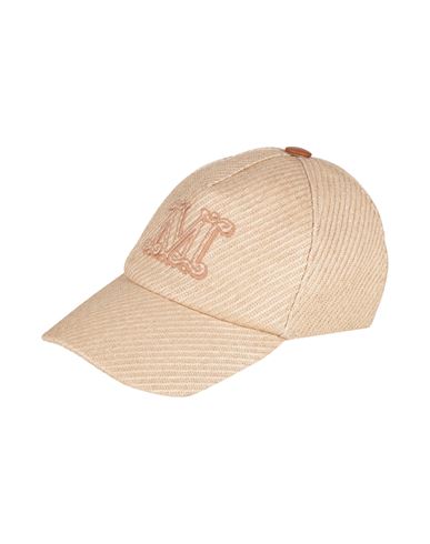 Max Mara Woman Hat Beige Size 7 ⅛ Polyamide In Sand
