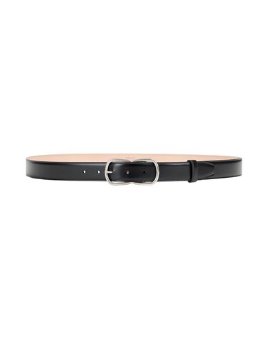 Bally Woman Belt Black Size 39.5 Leather