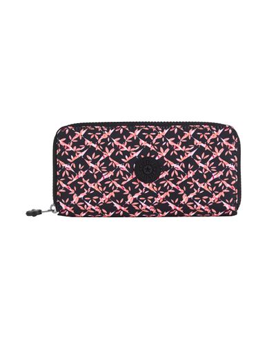 Kipling Woman Wallet Black Size - Polyester In Pink