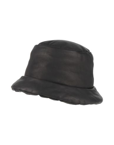 Tod's Woman Hat Black Size L Leather In Black