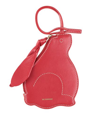 Jil Sander Woman Coin Purse Red Size - Leather