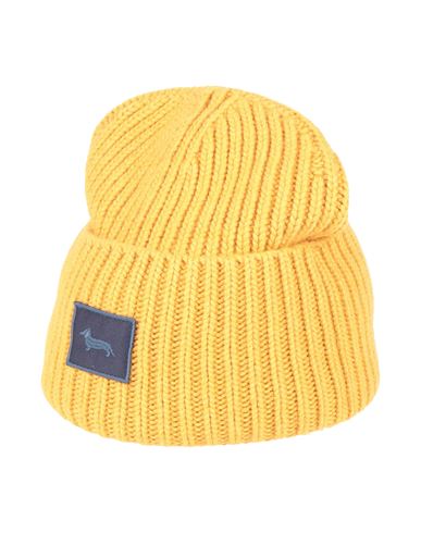 Harmont & Blaine Man Hat Marigold Size Onesize Wool, Viscose, Polyamide, Virgin Wool In Yellow