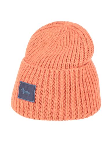 Harmont & Blaine Man Hat Rust Size Onesize Wool, Viscose, Polyamide, Virgin Wool In Orange