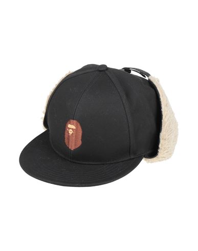 A Bathing Ape Man Hat Black Size L Cotton