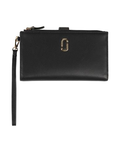 Marc Jacobs Woman Wallet Black Size - Textile Fibers