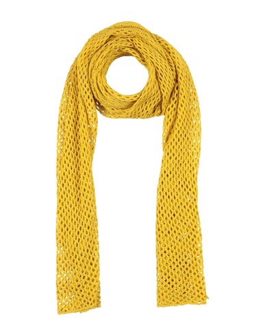 Fedeli Woman Scarf Yellow Size - Cotton, Linen
