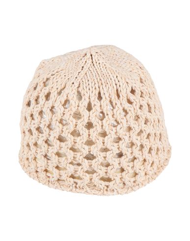 Fedeli Woman Hat Beige Size Onesize Cotton, Linen In Sand