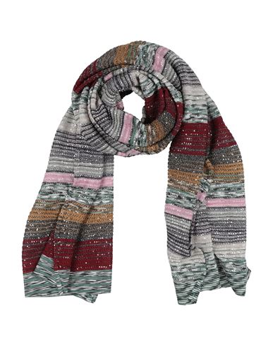 Missoni Woman Scarf Burgundy Size - Viscose, Cupro, Polyester In Multi