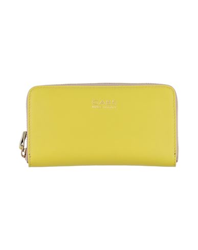 Gabs Woman Wallet Lime Green Size - Calfskin In Yellow