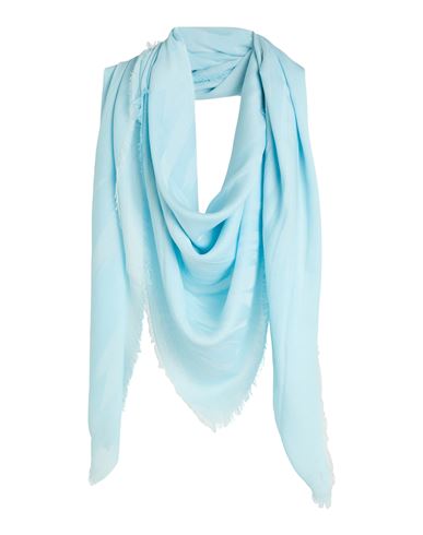 Missoni Woman Scarf Light Blue Size - Viscose, Modal In Blue