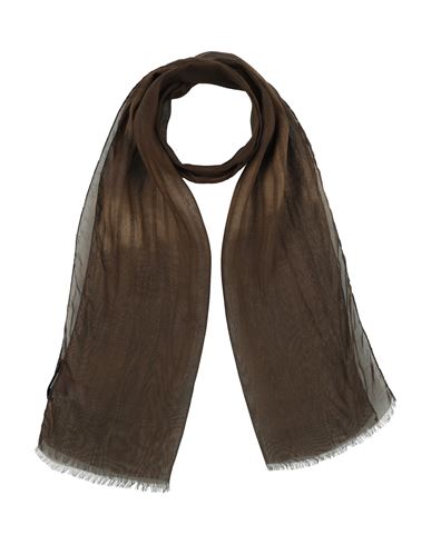 John Varvatos Man Scarf Dark Green Size - Modal In Brown