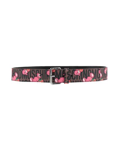 Moschino Couture Woman Belt Pink Size 14 Textile Fibers