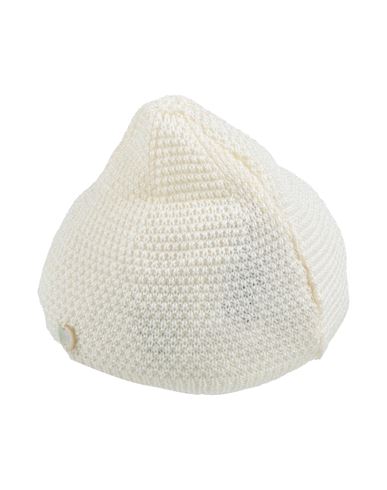 Paz Rodriguez Babies'  Newborn Girl Hat Ivory Size 1 Cotton In White