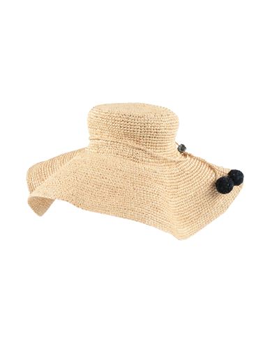 Bonpoint Babies'  Toddler Girl Hat Beige Size 6 Natural Raffia In Sand