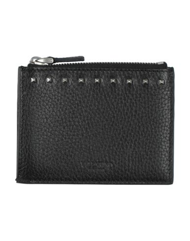 Valentino Garavani Woman Cardholder Black Size - Leather