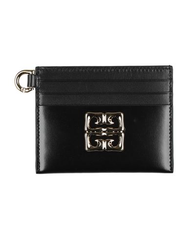 Givenchy Woman Cardholder Black Size - Calfskin