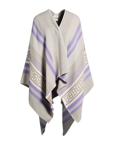 Bally Woman Cape Light Grey Size - Wool, Acrylic, Virgin Wool In Gray
